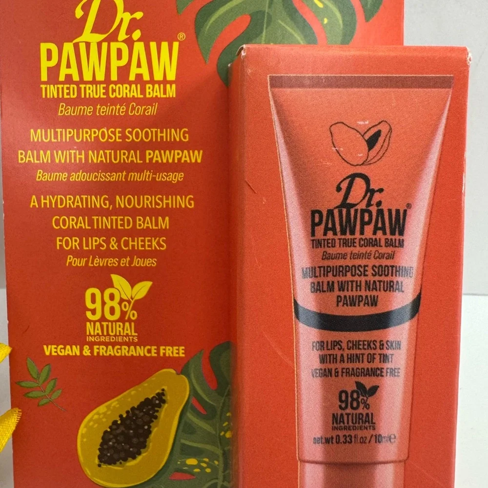 Dr. PawPaw Coral Tinted Balm For Lips & Cheeks